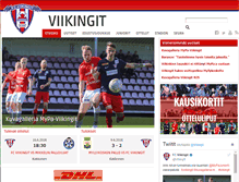 Tablet Screenshot of fcviikingit.fi